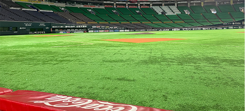 コカ・コーラシート1塁側眺め